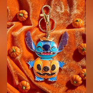 Disney's Stitch Pumpkin Glow-In-The-Dark Bag Charm